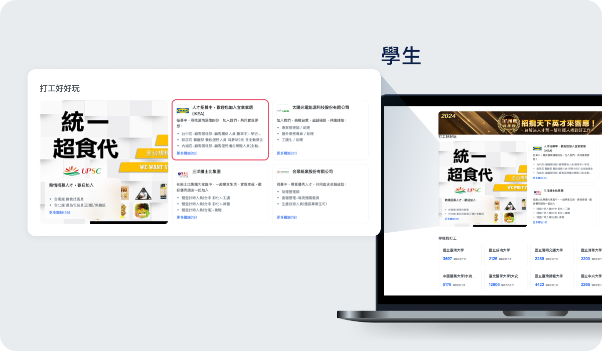 學生主題廣告-打工好好玩(LOGO圖) 學生主題廣告-打工好好玩(LOGO圖)